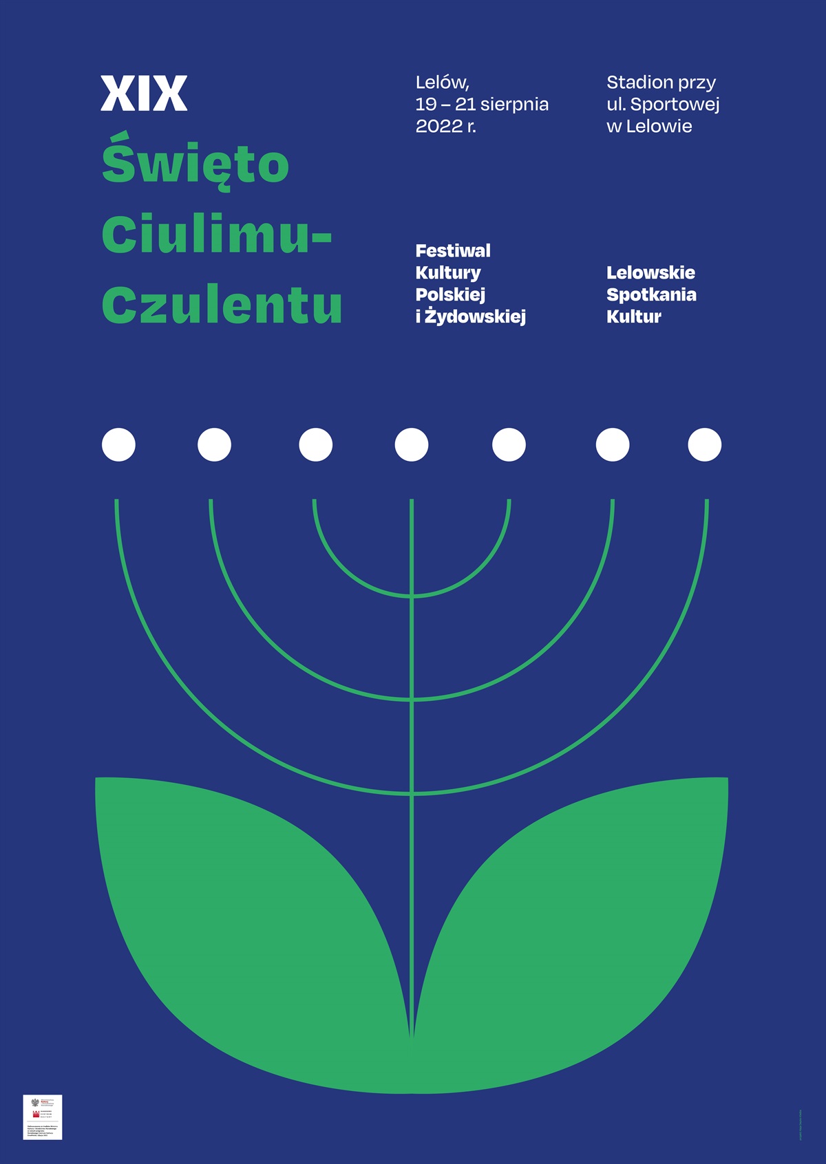 Zdjęcie przedstawia plakat Festiwalu Kultury Polskiej ''XIX Święto Ciulimu-Czulentu'' Lelowskie Spotkania Kultur